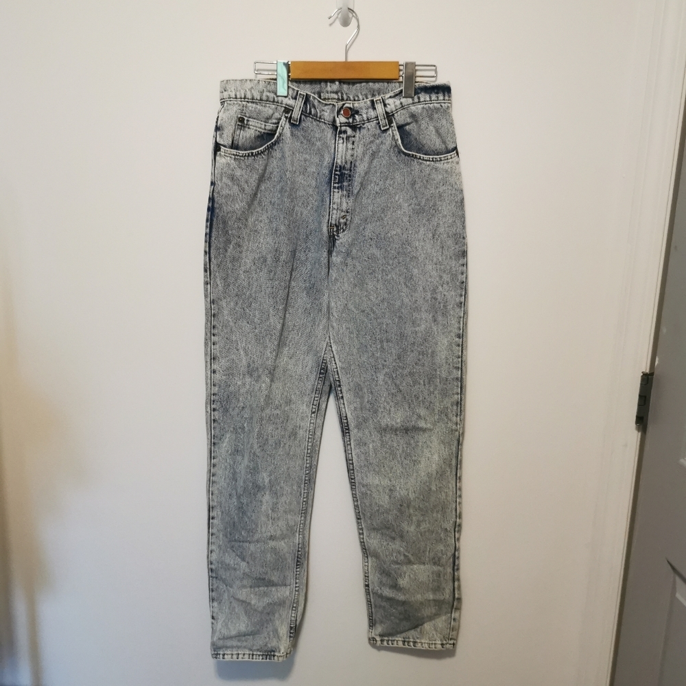 VINTAGE | Brittania acid wash jeans